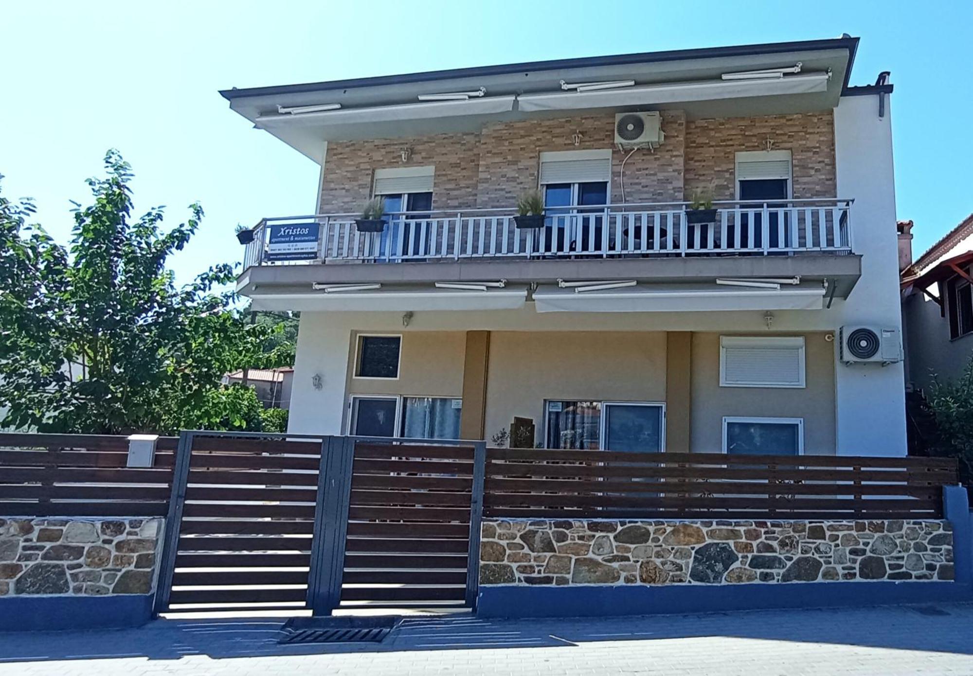 Xristos Apartment And Maisonettes Sykia Eksteriør billede